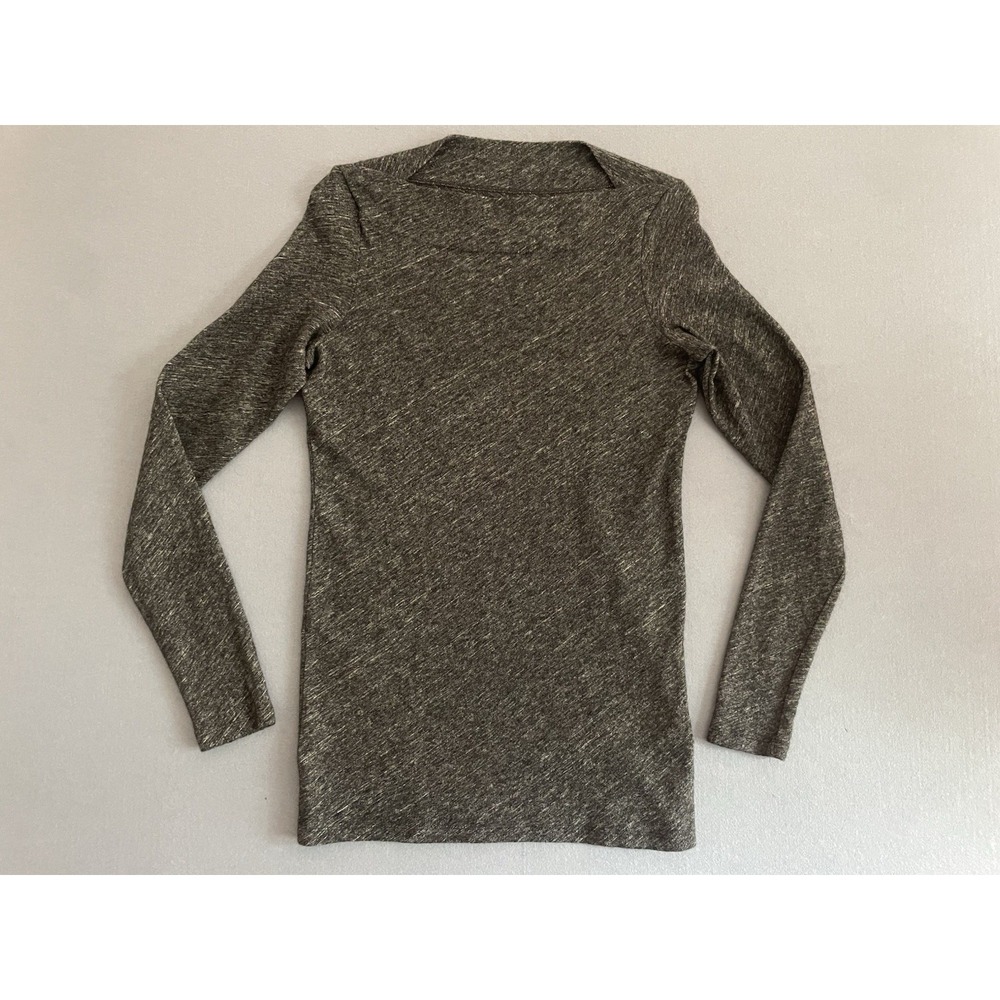 Eileen Fisher Women S Tunic Top Italian Fabric Wool Blend Organic Cotton Shirt - Picture 2 of 10